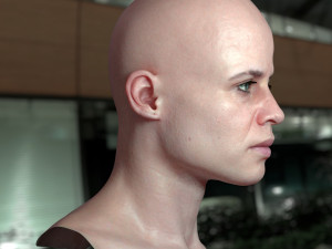 Sarah connor linda hamilton 3D-Modell