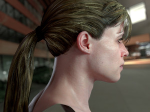 Sarah connor linda hamilton 3D-Modell