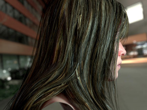 Sarah connor linda hamilton 3D-Modell