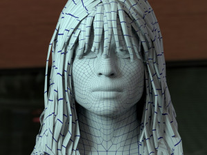 Sarah connor linda hamilton 3D-Modell