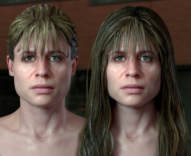 Sarah connor linda hamilton 3D-Modell .c4d .max .obj .3ds .fbx .stl .blend 