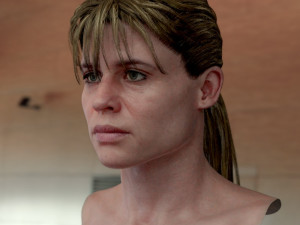 Sarah connor linda hamilton 3D-Modell