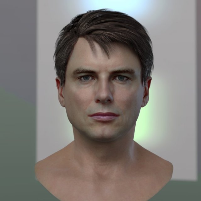 John barrowman jack harkness 3D Модель .c4d .max .obj .3ds .fbx .stl .blend 