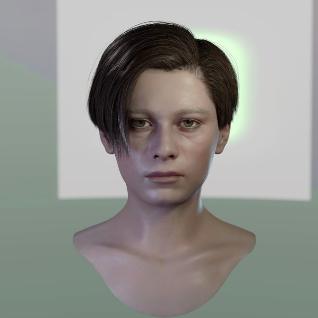 John connor edward furlong 3D Модель .c4d .max .obj .3ds .fbx .stl .blend 