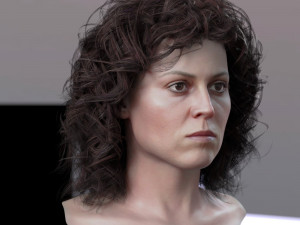 Sigourney weaver ellen ripley 3D 模型