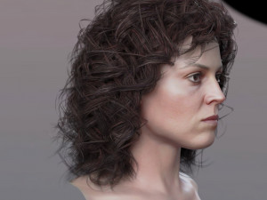 Sigourney weaver ellen ripley 3D 模型
