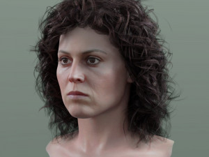 Sigourney weaver ellen ripley 3D 模型