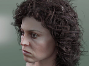 Sigourney weaver ellen ripley 3D 模型