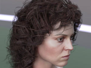Sigourney weaver ellen ripley 3D 模型