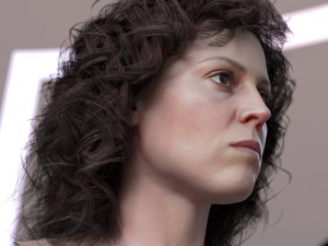 Sigourney weaver ellen ripley 3D 模型
