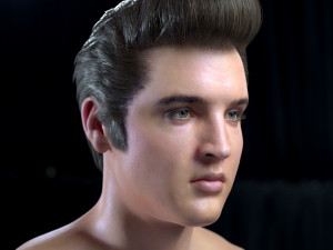 Elvis presley head 3D-Modell
