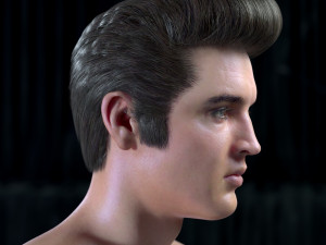 Elvis presley head 3D-Modell