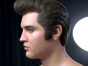 Elvis presley head 3D-Modell