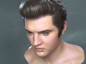 Elvis presley head 3D-Modell