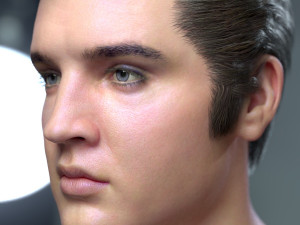 Elvis presley head 3D-Modell