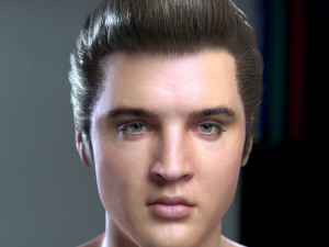 Elvis presley head 3D-Modell