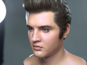 Elvis presley head 3D-Modell