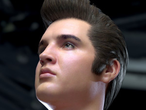 Elvis presley head 3D-Modell