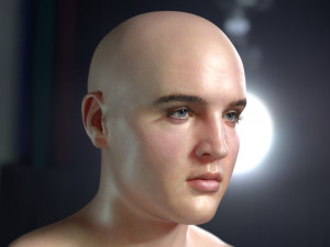 Elvis presley head 3D-Modell