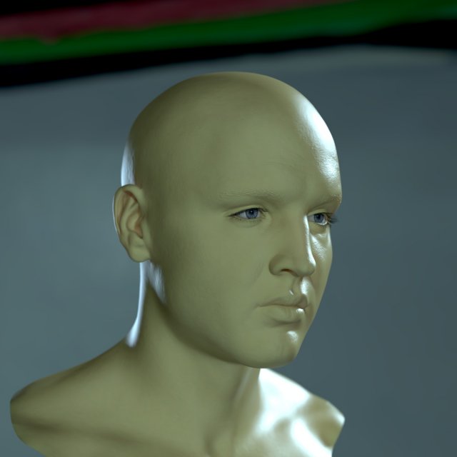 Elvis presley head 3D Model in Man 3DExport