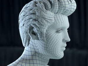 Elvis presley head 3D-Modell