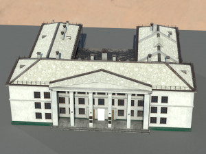Old architecture building 3D 模型