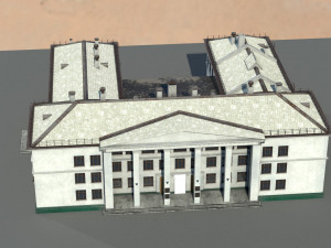 Old architecture building 3D 模型