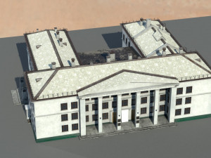 Old architecture building 3D 模型