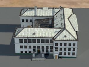 Old architecture building 3D 模型