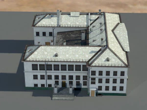 Старое здание архитектуры 3D Модель