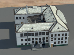 Old architecture building 3D 模型