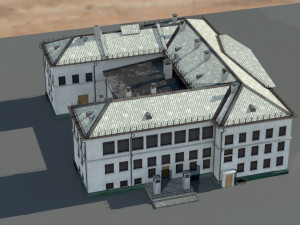 Old architecture building 3D 模型