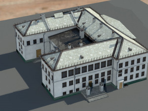 Old architecture building 3D 模型