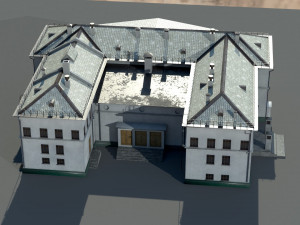 Old architecture building 3D 模型