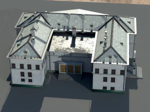 Старое здание архитектуры 3D Модель