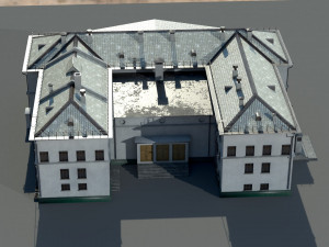 Old architecture building 3D 模型