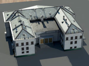 Старое здание архитектуры 3D Модель