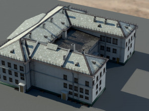 Old architecture building 3D 模型