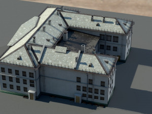 Old architecture building 3D 模型