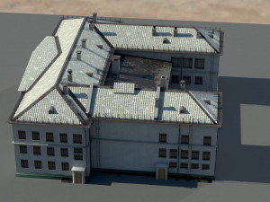 Old architecture building 3D 模型
