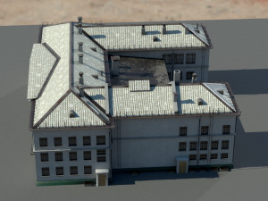 Old architecture building 3D 模型