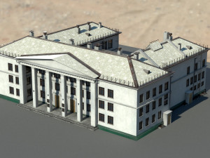 Old architecture building 3D 模型