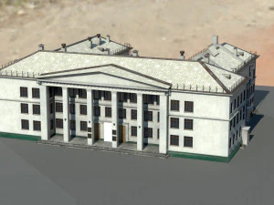 Старое здание архитектуры 3D Модель