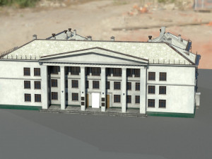 Old architecture building 3D 模型