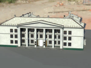 Старое здание архитектуры 3D Модель