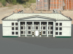 Old architecture building 3D 模型