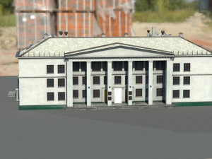 Old architecture building 3D 模型