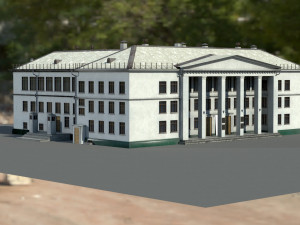Old architecture building 3D 模型
