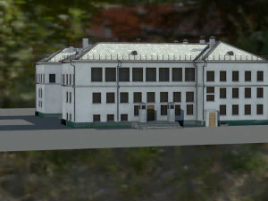 Старое здание архитектуры 3D Модель