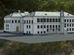 Старое здание архитектуры 3D Модель